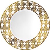 Roberto Cavalli Monogram Gold Altın Dekorlu Porselen Çukur Tabak 22 cm - Standart