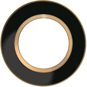 Roberto Cavalli Python Black Siyah Yılan Derisi Desenli Porselen Pasta Tabağı 21 cm - Standart