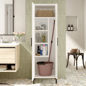 Robin Home Carmen Çok Amaçlı Dolap Vileda Beyaz Banyo Dolabı