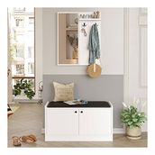 Robin Home Stella Aynalı Minderlı Ayakkabılık