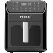 Robogil AF-19D XXL 6.5 lt Cam Kapaklı Airfryer