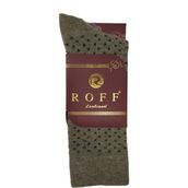 Roff Çorap Yünlü Lambswool Koyun Kılı Kışlık Erkek Çorap 2 Li Paket 40-44 Numara - 40 - 44 - Kahverengi - Siyah