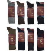 Roff Çorap Yünlü Lambswool Koyun Kılı Kışlık Erkek Çorap Renk 8 Li Paket - Renkli - 40 - 44
