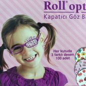 Roll Optik 100'lü Kız Çocuk Göz Kapama Bandı