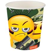Roll Up Emojı Kamuflaj 8'li Karton Bardak