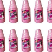 Roll-Up Party Dreams Parti Davet Piknik Renkli Plastik Sert Mika Bardak - Pembe - 25'Li 10 Paket
