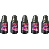 Roll-Up Party Dreams Parti Davet Piknik Renkli Plastik Sert Mika Bardak - Siyah - 25'Li 5 Paket