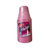 Roll-Up Roll-up Party Dreams Parti Davet Piknik Renkli Plastik Sert Mika Bardak - Pembe - 25'li Paket