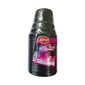 Roll-Up Roll-up Party Dreams Parti Davet Piknik Renkli Plastik Sert Mika Bardak - Siyah - 25'li Paket