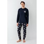 Roly Poly Erkek Aile It's Movie Time %100 Pamuk Uzun Kollu Pijama Takım