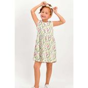 RolyPoly Flowers Krem Kız Çocuk Elbise