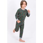 RolyPoly Haki Erkek Çocuk Pijama Takımı