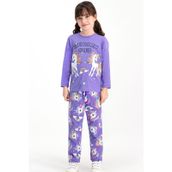 RolyPoly Mor Kız Çocuk Pijama Takımı