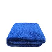 Romans Emboss Tek Kişilik Battaniye Navy Blue