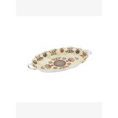Rosea Bone 27 cm Kulplu Oval Servis Tabağı