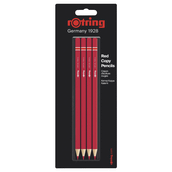 Rotring 2094217 Kırmızı 4'lü Kopya Kalemi
