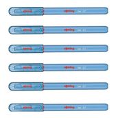 Rotring 6'lı Açık Mavi Jel Mürekkepli Tükenmez Kalem
