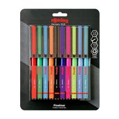 Rotring Liner Fineliner 10'lu Kutu Karışık Renk Keçe Uçlu Kalem