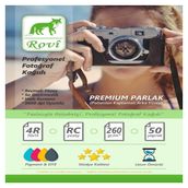 Rovi Rapunzel Parlak 260 g/m² 10 x 15 cm 50 Yaprak Fotoğraf Kağıdı