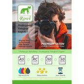 Rovi Rapunzel Satin 260gsm 50yp A5 Fotoğraf Kağıdı