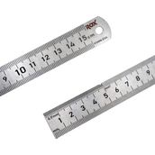 Rox 0198 Çift Taraflı 150 mm Çelik Cetvel