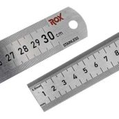 Rox 0199 Çift Taraflı 300 MM Çelik Cetvel