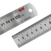 Rox 0201 1000 MM Çift Taraflı Çelik Cetvel