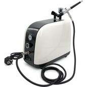 Rox Wood 0067 Profesyonel Havalı Airbrush Kompresör Mini Boya Tabancası Seti 0-4 Bar Çalışma Basıncı