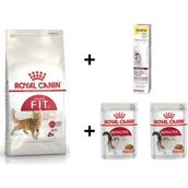 Royal Canin Fit 32 2 kg Kuru Kedi Maması + Rc 2x85 gr Yaş Mama + Gimcat 20 gr Malt