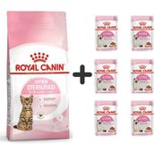 Royal Canin Kitten Sterilised 2 kg Kısırlaştırılmış Yavru Kedi Maması + 6 Adet Yaş Mama
