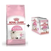 Royal Canin Kitten Yavru Kedi Maması 4 kg + 12 Adet Yaş Mama