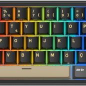 Royal Kludge R65 Phantom RGB Türkçe Kablolu Gaming Klavye