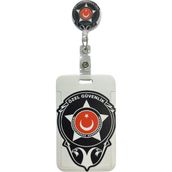 Royal Vance Güvenlik Armalı Premium Yaka Kartlığı 1 Adet Yoyolu Kartlık Koruyucu Çekmeli Kart Tutucu