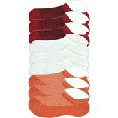 Royaleks 9 Adet Bordo Beyaz Turuncu Çocuk Sneaker Patik Çorap