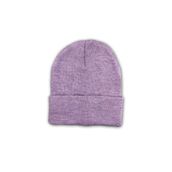 Royaleks Unisex Basic Düz Katlamalı Bere Lila RT-RYL-YLDBRB1005