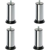 Rsbn 8 mm 4'lü 15 cm Civatalı Yatak Baza Ayağı
