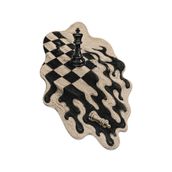 Rugs Modern Halı SDT Sanatsal İllüzyonlu Satranç Desenli Krem Tonlu Soyut Dokuma Taban Dekoratif Halı sdt1398