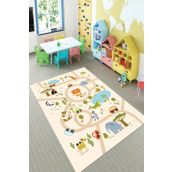 Rugviva AR050 Makinede Yıkanabilir Kaymaz Tabanlı Çocuk Halısı