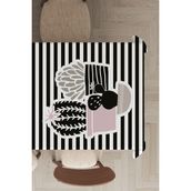Rugviva MSO133 Dokuma Elit Kumaş Kaktüs Desenli Koyu Yeşil Leke Tutmayan 140x260 cm Masa Örtüsü