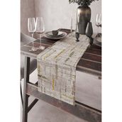 Rugviva RNR407 Tay Tüyü Dokuma Elit Leke Tutmaz Kumaş Runner Style Camgöbeği 40x140 cm Masa Örtüsü