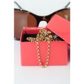 Ruhunun ifadesi çelik gold renk unisex gözlük zinciri Modern şık tasarım gözlük ipi askısı aksesuar