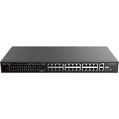 Ruijie Reyee RG-ES126S-LP V2 24 Port 10/100 Mbps PoE+ Switch 2 Port Gigabit Combo Uplink / 180W