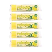 Ruloçöp 5x10'lu Limon Kokulu Büzgülü Orta Boy Çöp Torbası