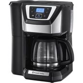 Russell Hobbs Victory Grind&Brew Siyah Filtre Kahve Makinesi 12 Fincan Kapasite ile Zamanlayıcı Özelliği