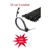 Rutter 3.6X250 Mm Siyah Kablo Bağı 100’Lü – Extra Dayanıklı Plastik Cırt Kelepçe Rt-3106