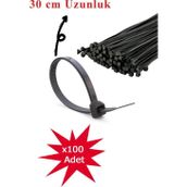 Rutter 3.6X300 Mm Siyah Kablo Bağı 100’Lü – Extra Dayanıklı Plastik Cırt Kelepçe Rt-3107