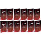 S-Box 12 Adet 12x12 Condom Set Kabartmalı Prezervatif Seti