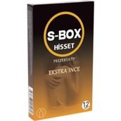 S-Box Ekstra İnce 12'li Prezervatif