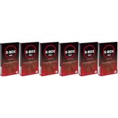 S-Box Red Kabartmalı Prezervatif 12'li x 6