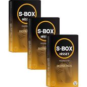S-Box Sbox 3'lü Paket - Ekstra Ince Prezervatif - Gizli